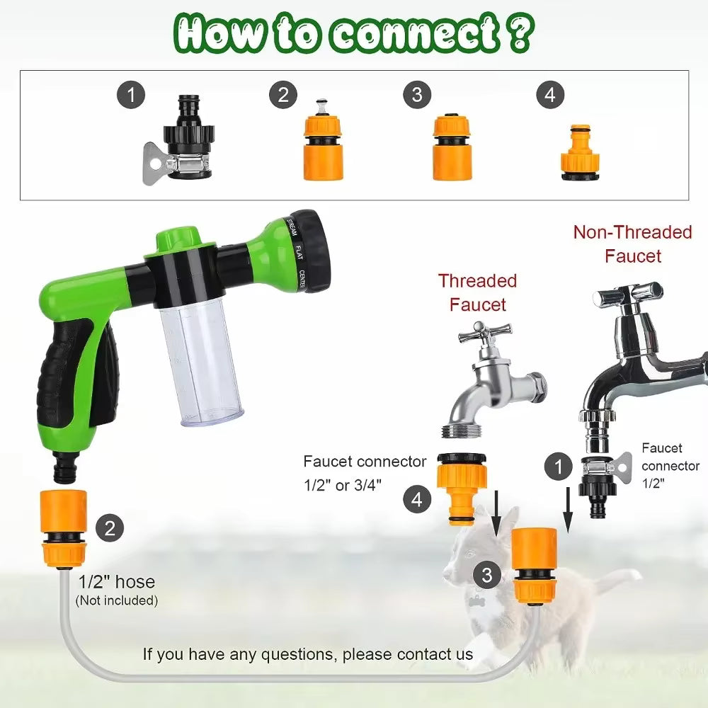 Dog shower Sparayer